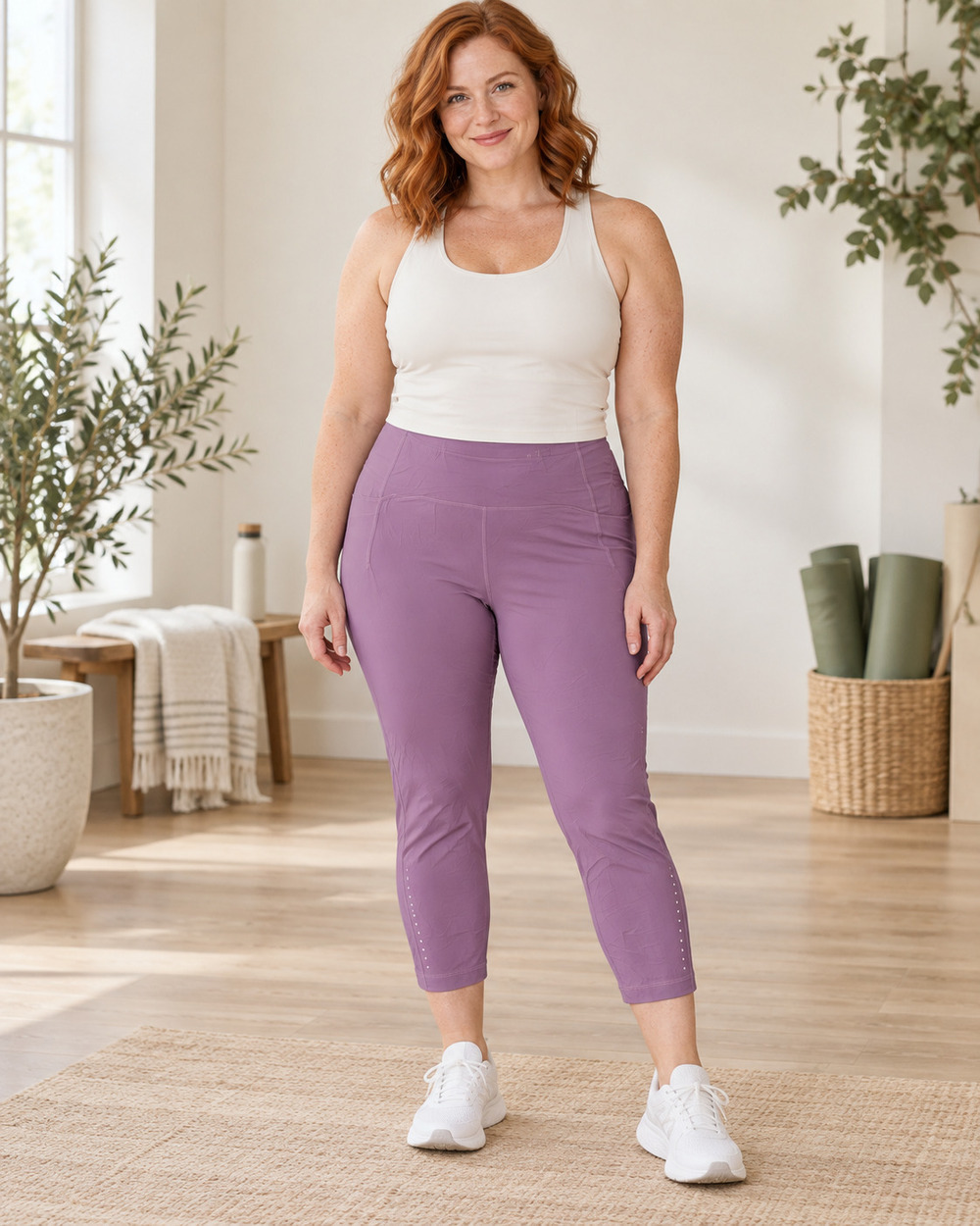 Lululemon Swift Speed High-Rise Crop 21" Vintage Plum | Size 10